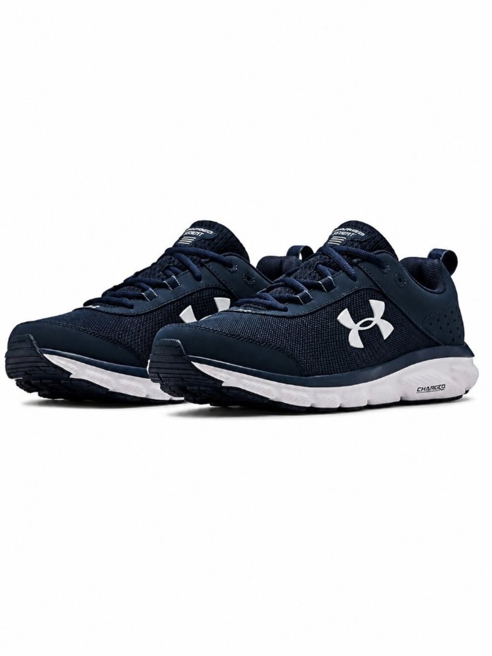 Like New Men's Under Armour Charged Assert 8 Running Shoes Sneakers Blue | 11.5